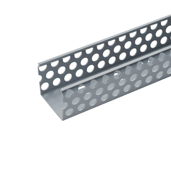 Base Wiring Duct, Type D, Round Hole, 2" x 3" x 1' (6-Pack), Light Gray